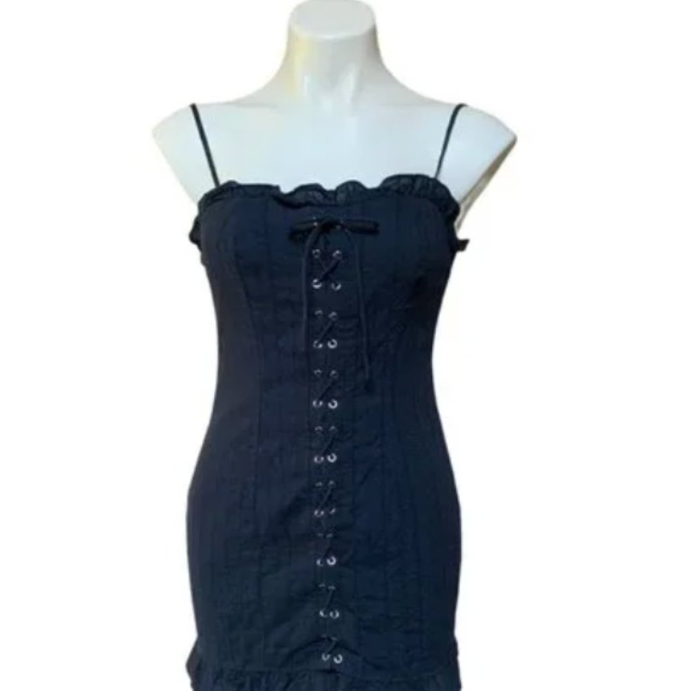 Revolve Chloe Lace Up Dress
